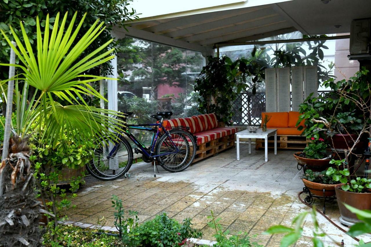 Studio On The Beach With Private Garden Agia Triada  Exterior photo